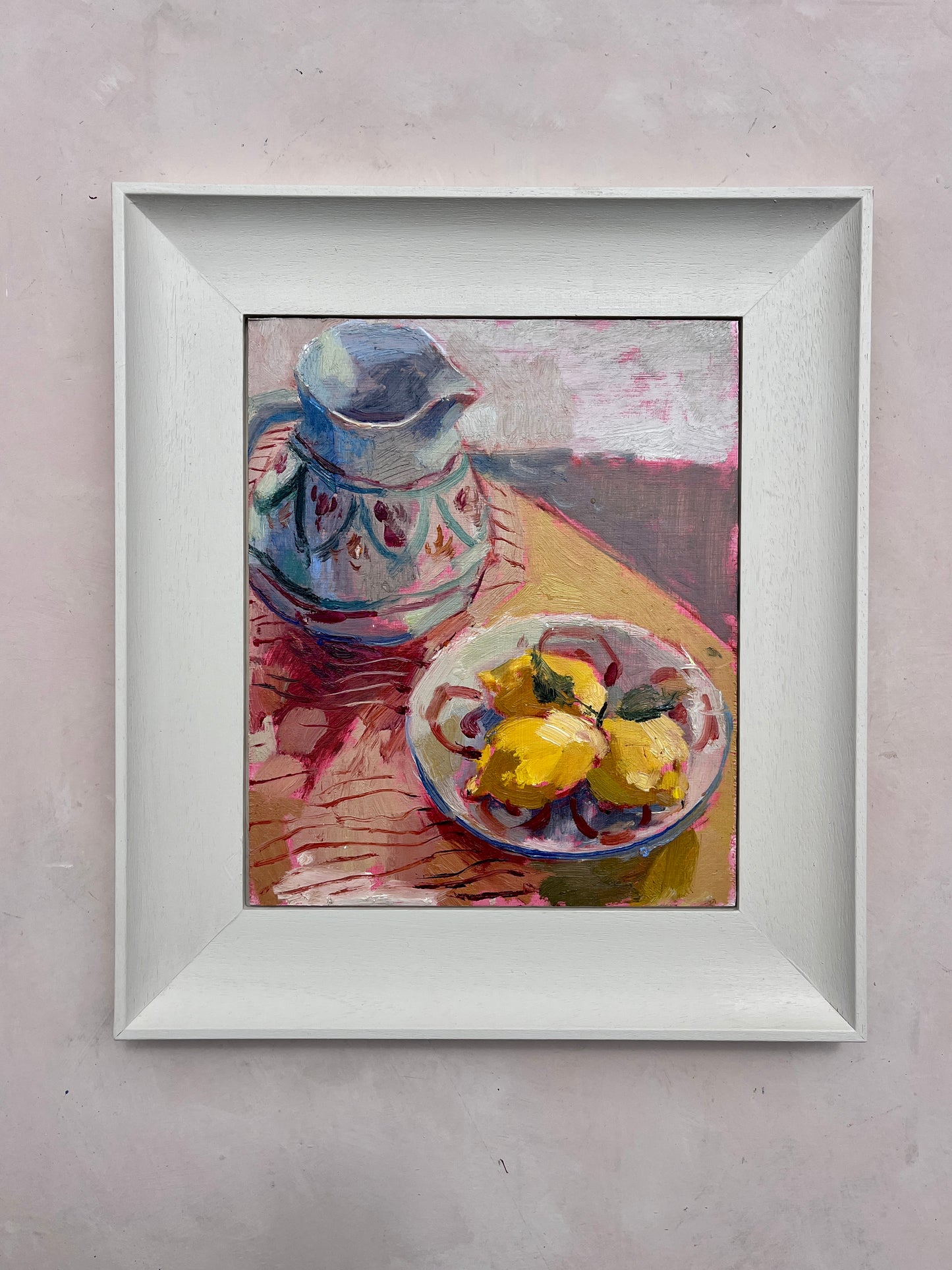 Moroccan Jug, Lemons Portrait