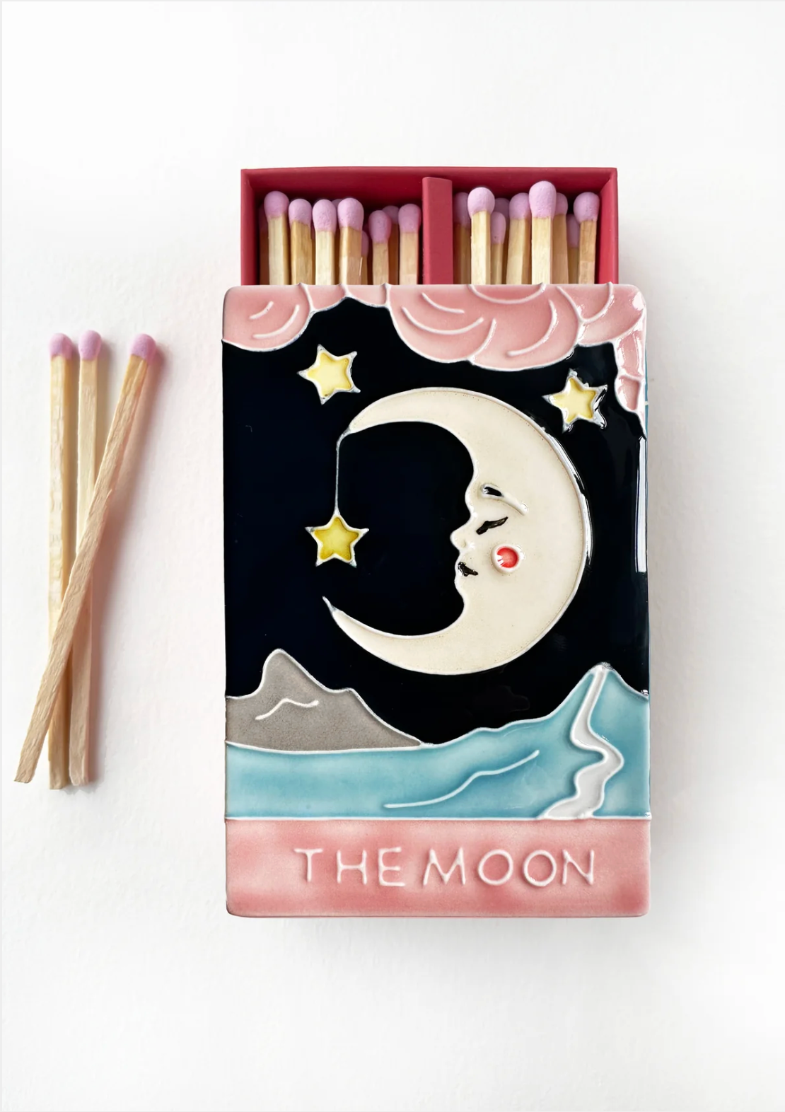 The Moon II Ceramic Matchbox