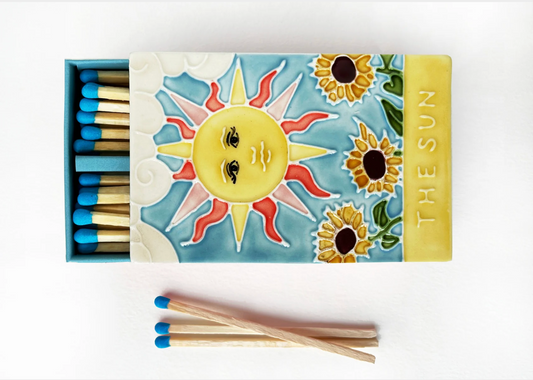 The Sun II Ceramic Matchbox