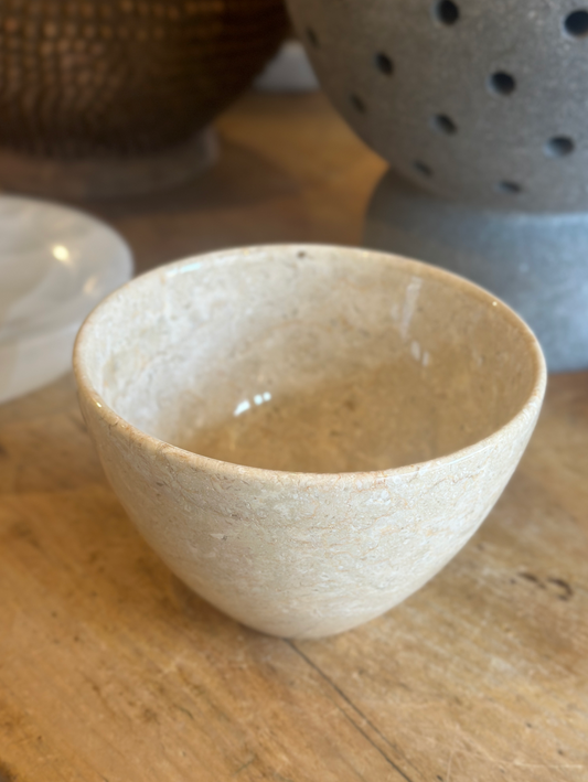Sacred Libation Bowl in Marble
