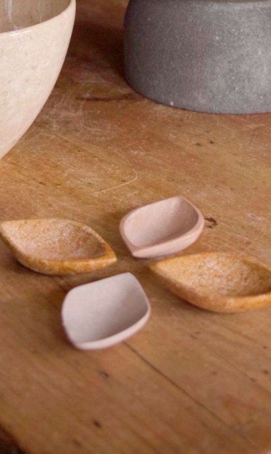 Hand-Carved Marble Leaves