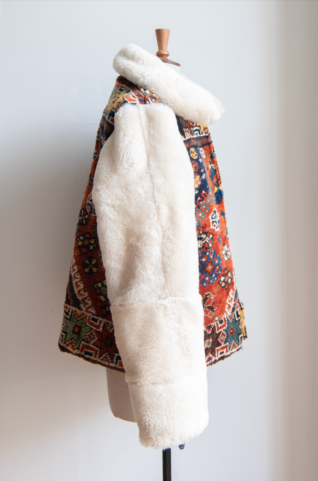 Kristen Rug and Shearling Bomber