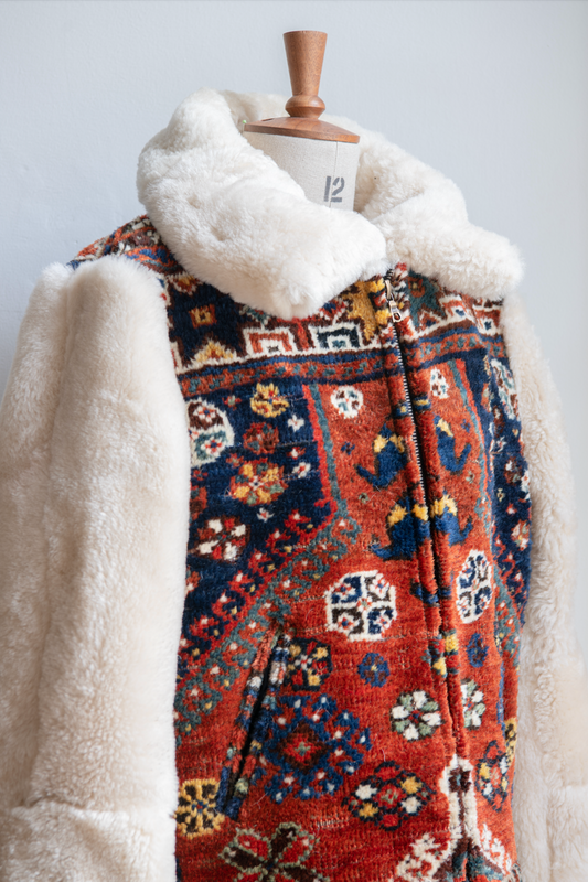 Kristen Rug and Shearling Bomber