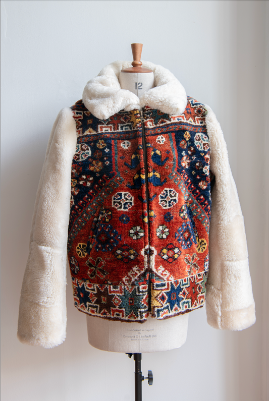 Kristen Rug and Shearling Bomber