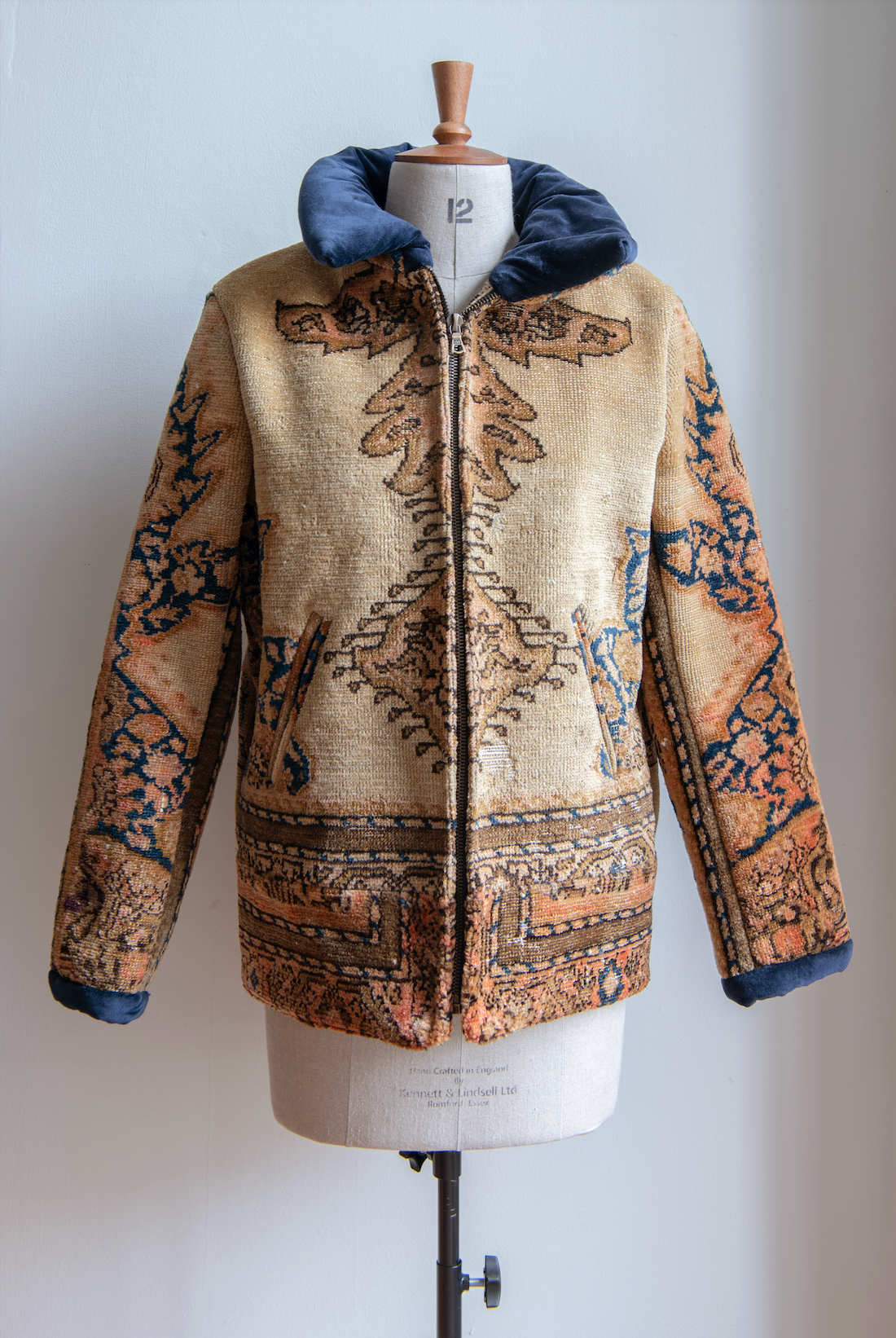Angela Jacket with Velvet Collar
