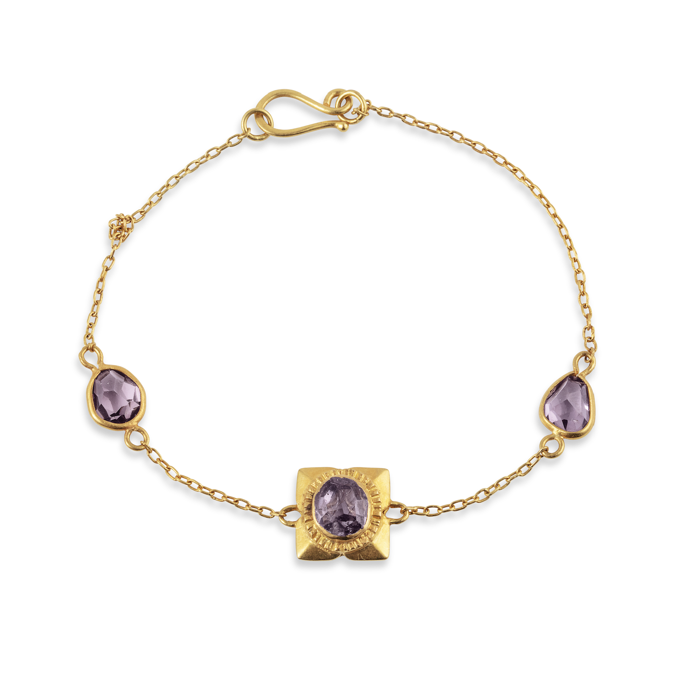 Lily Bead Square Bracelet