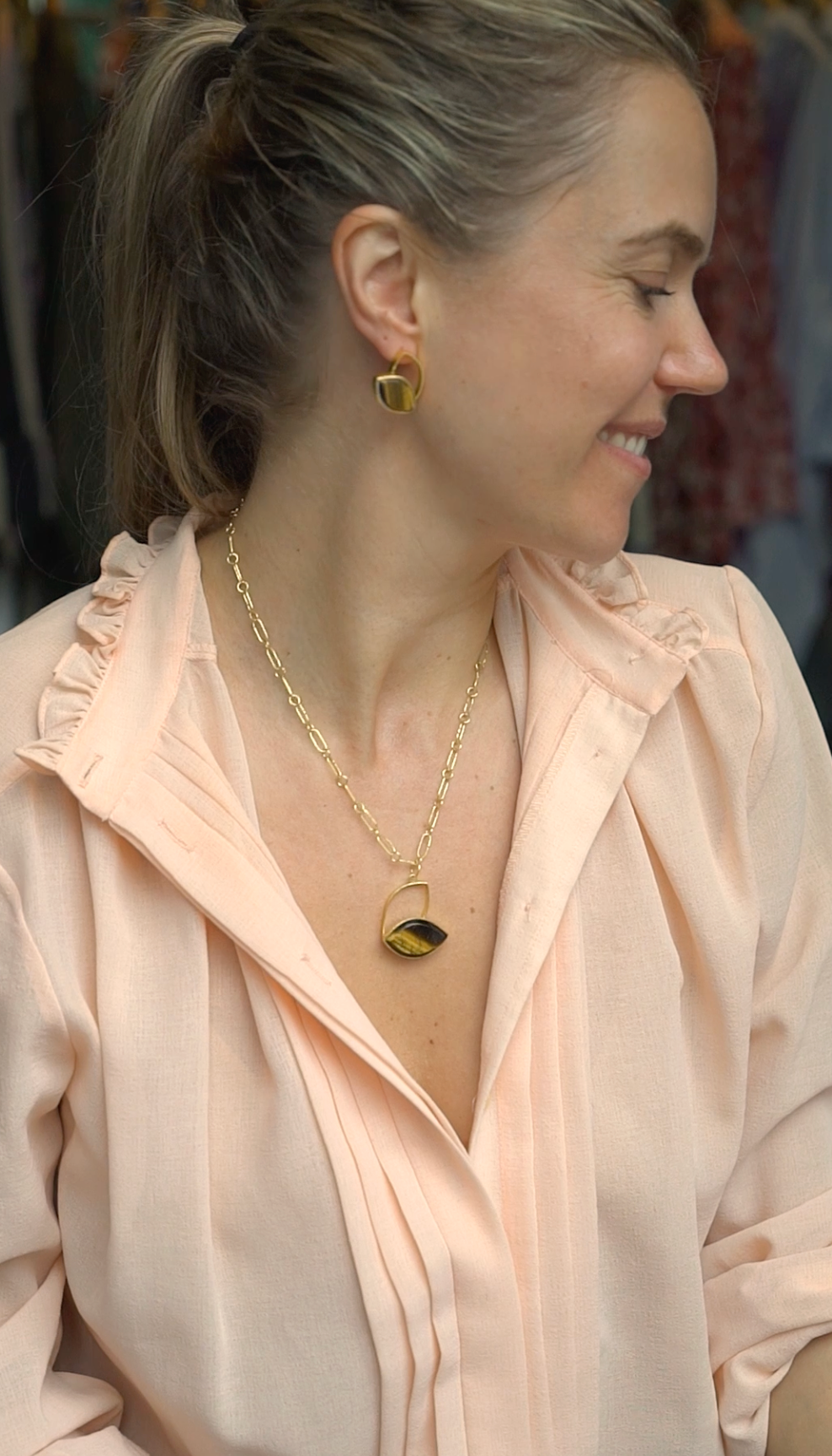 Tiger's Eye Earrings