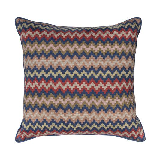 Navy & Red ACHEIK Cushion