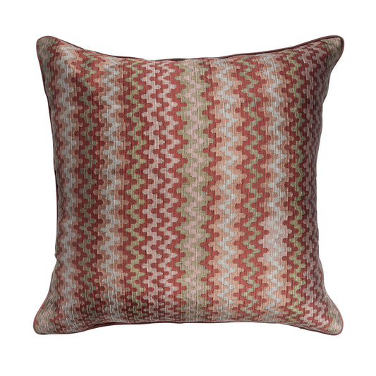 Red Acheik Silk Cushion