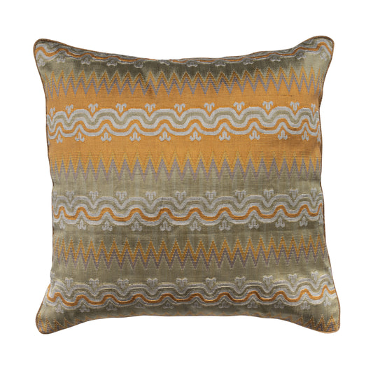 Silk Gamone Gold Cushion