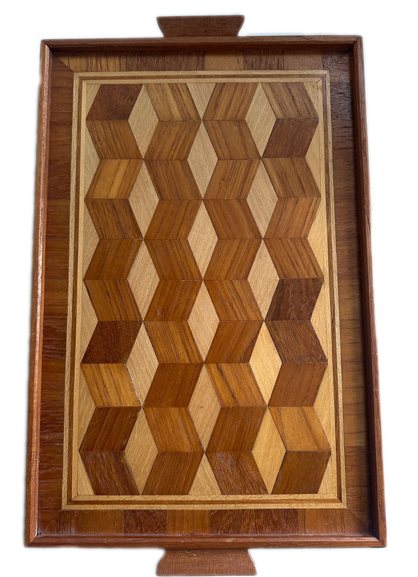 Chevron Wooden Tray