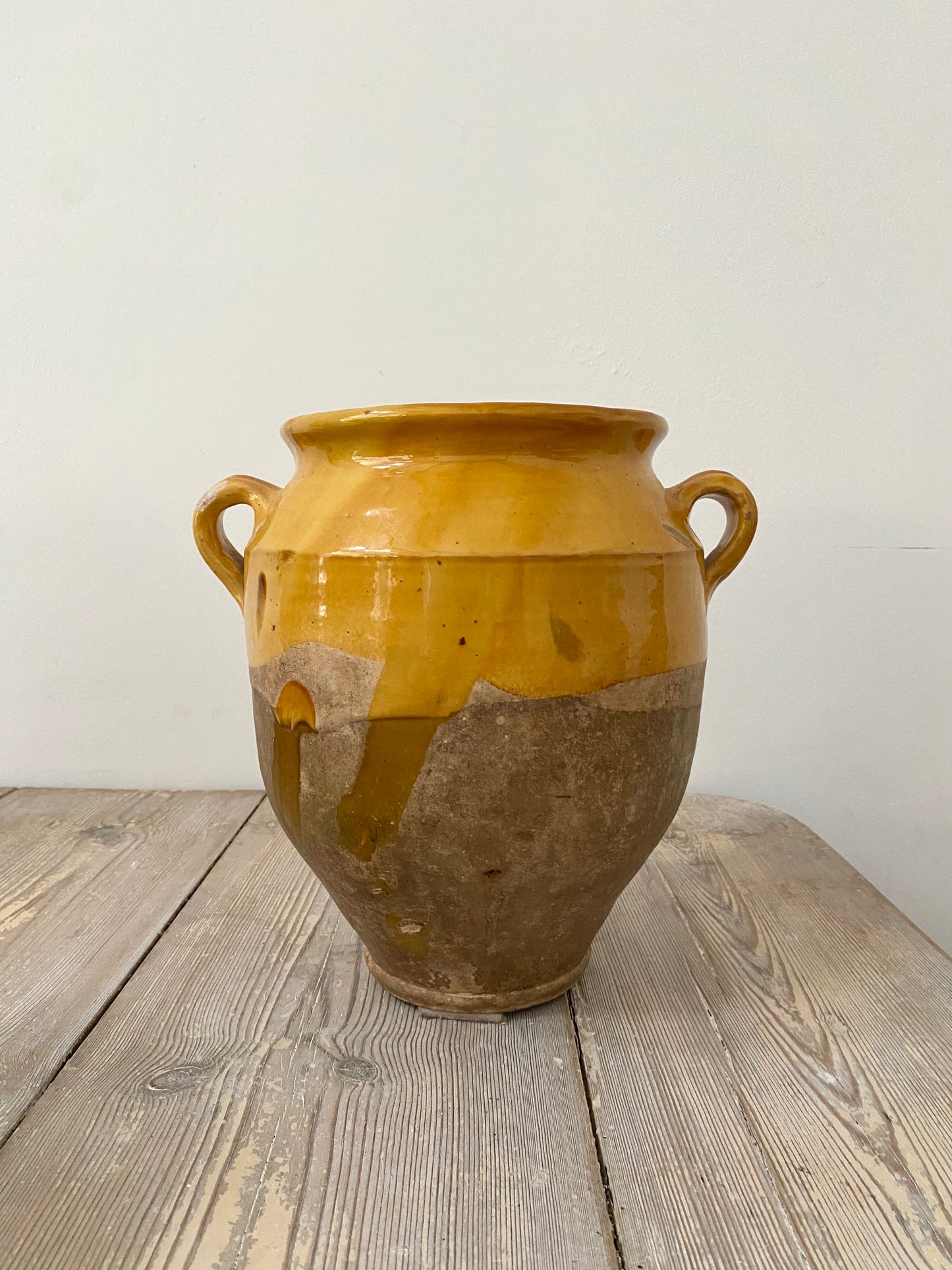 French 19th Century Earthenware Confit Pots x 4