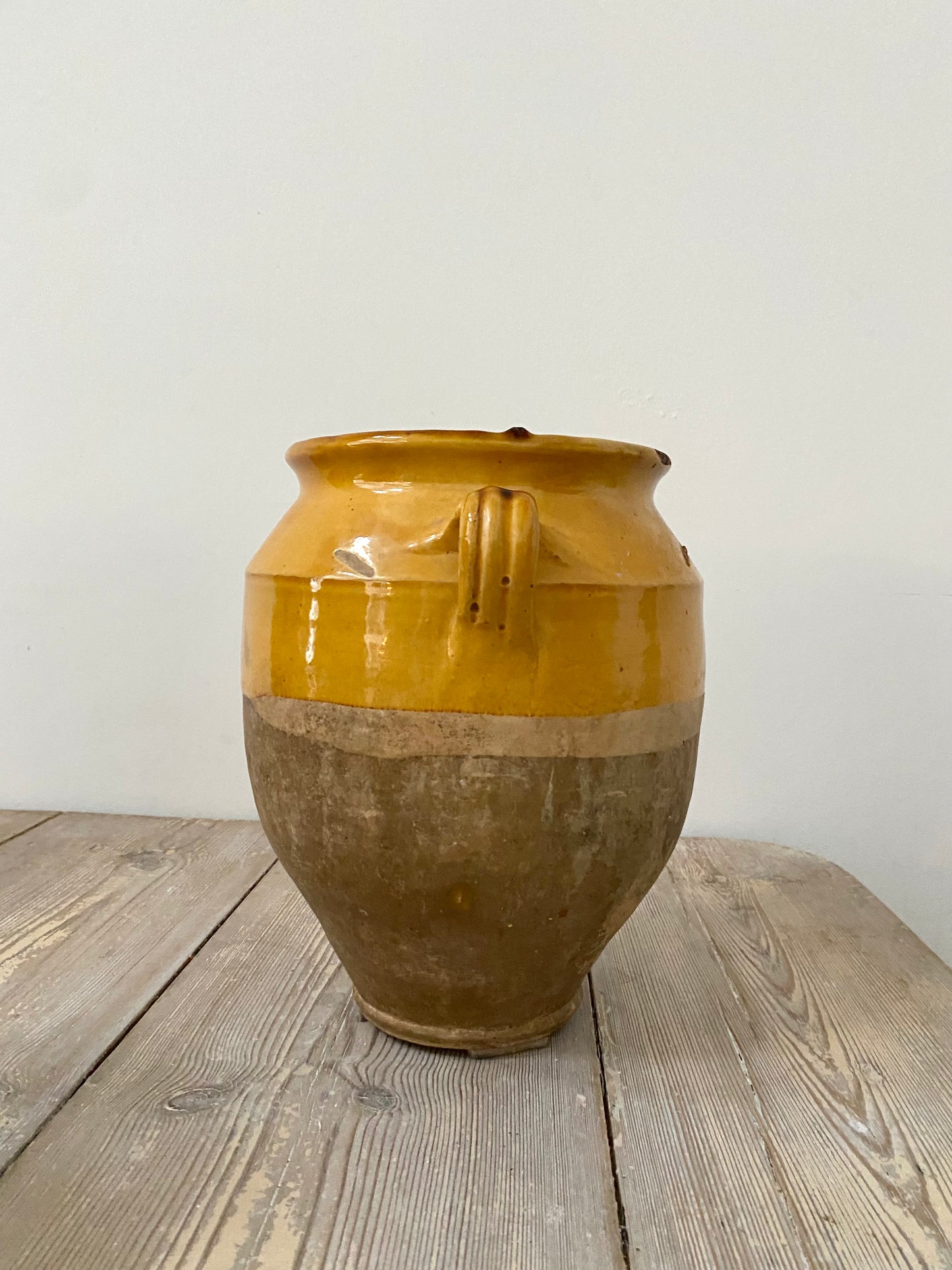 French 19th Century Earthenware Confit Pots x 4