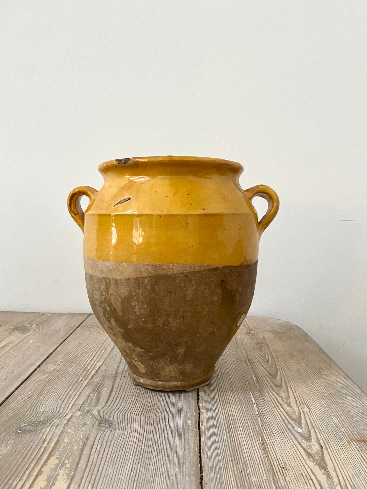 French 19th Century Earthenware Confit Pots x 4