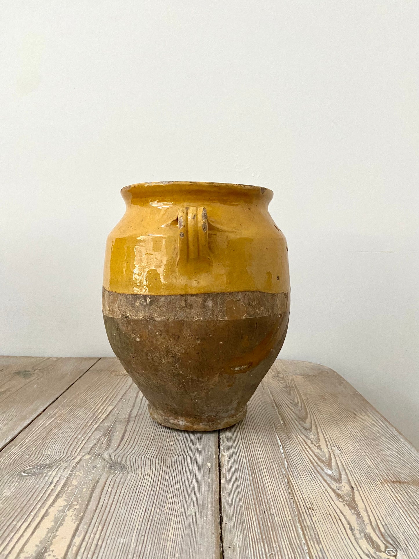 French 19th Century Earthenware Confit Pots x 4