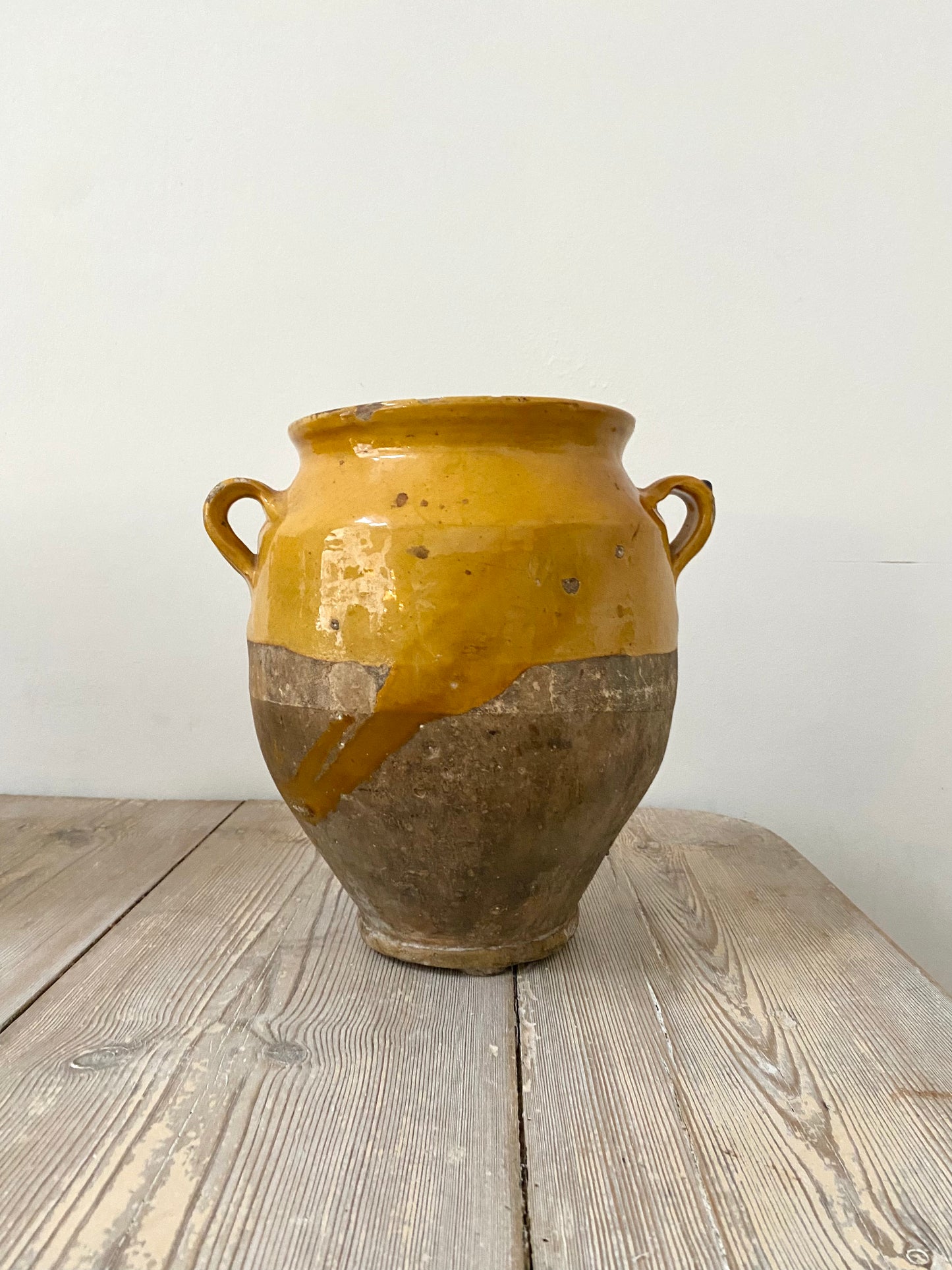 French 19th Century Earthenware Confit Pots x 4