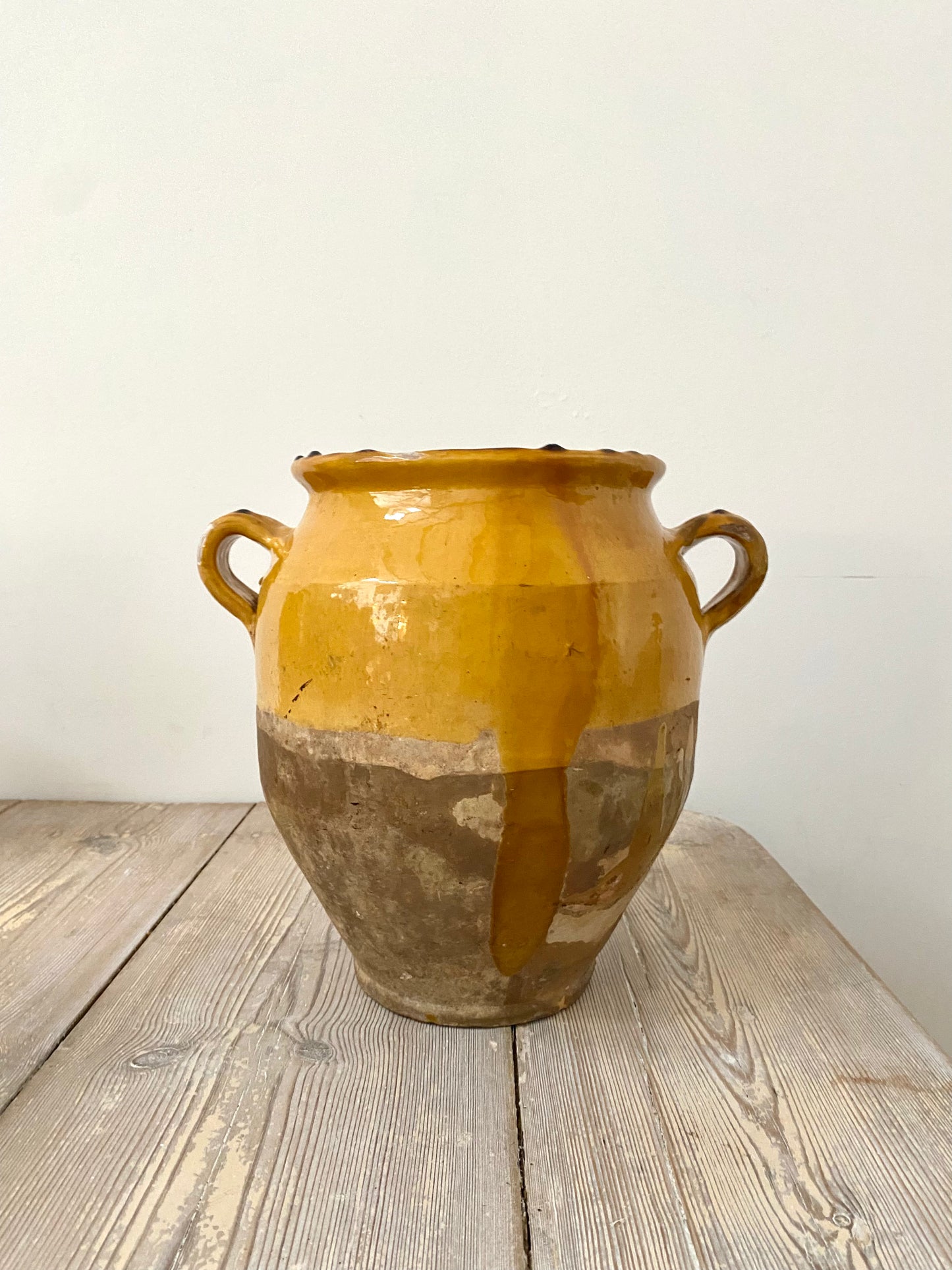 French 19th Century Earthenware Confit Pots x 4