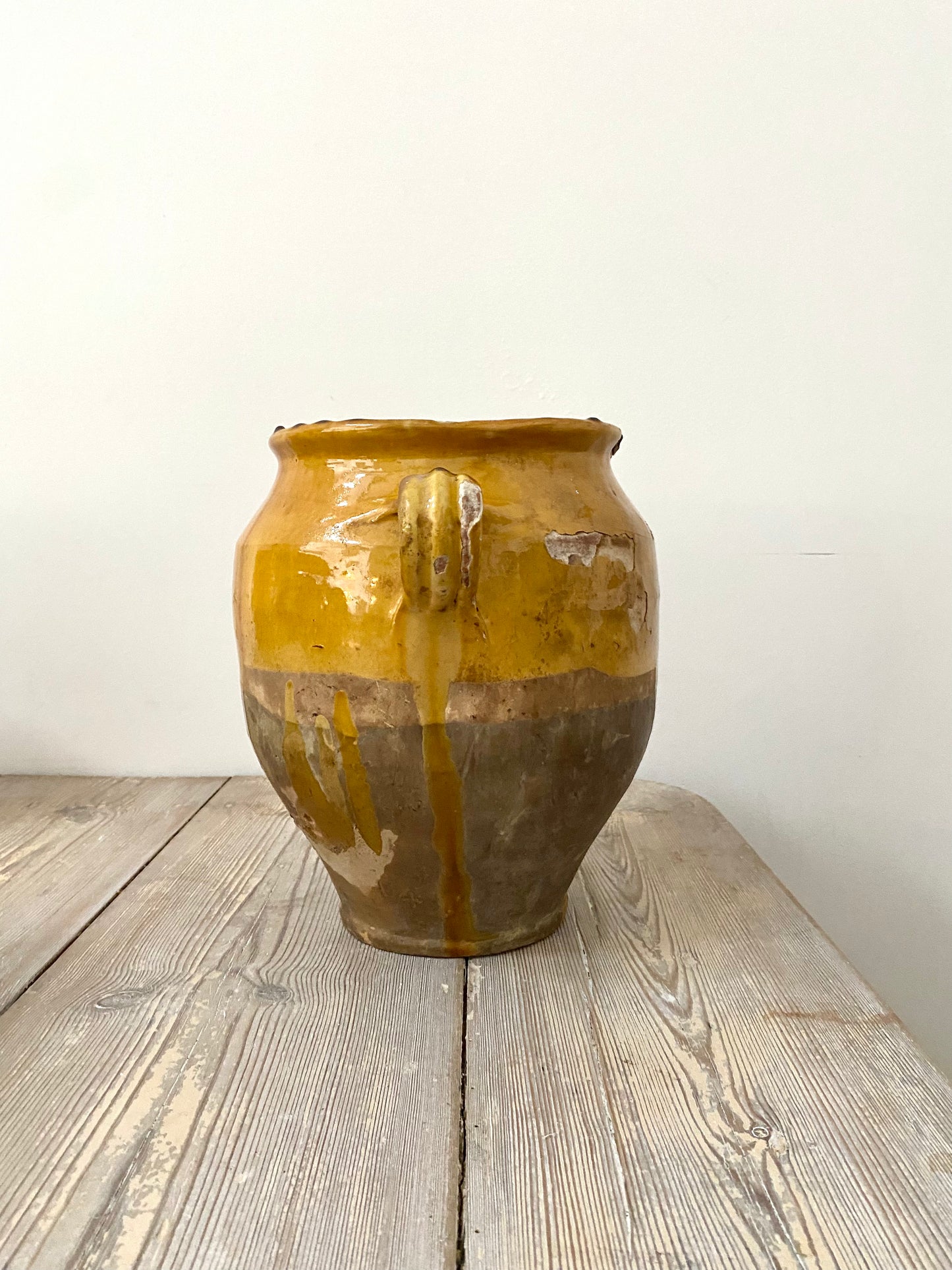 French 19th Century Earthenware Confit Pots x 4