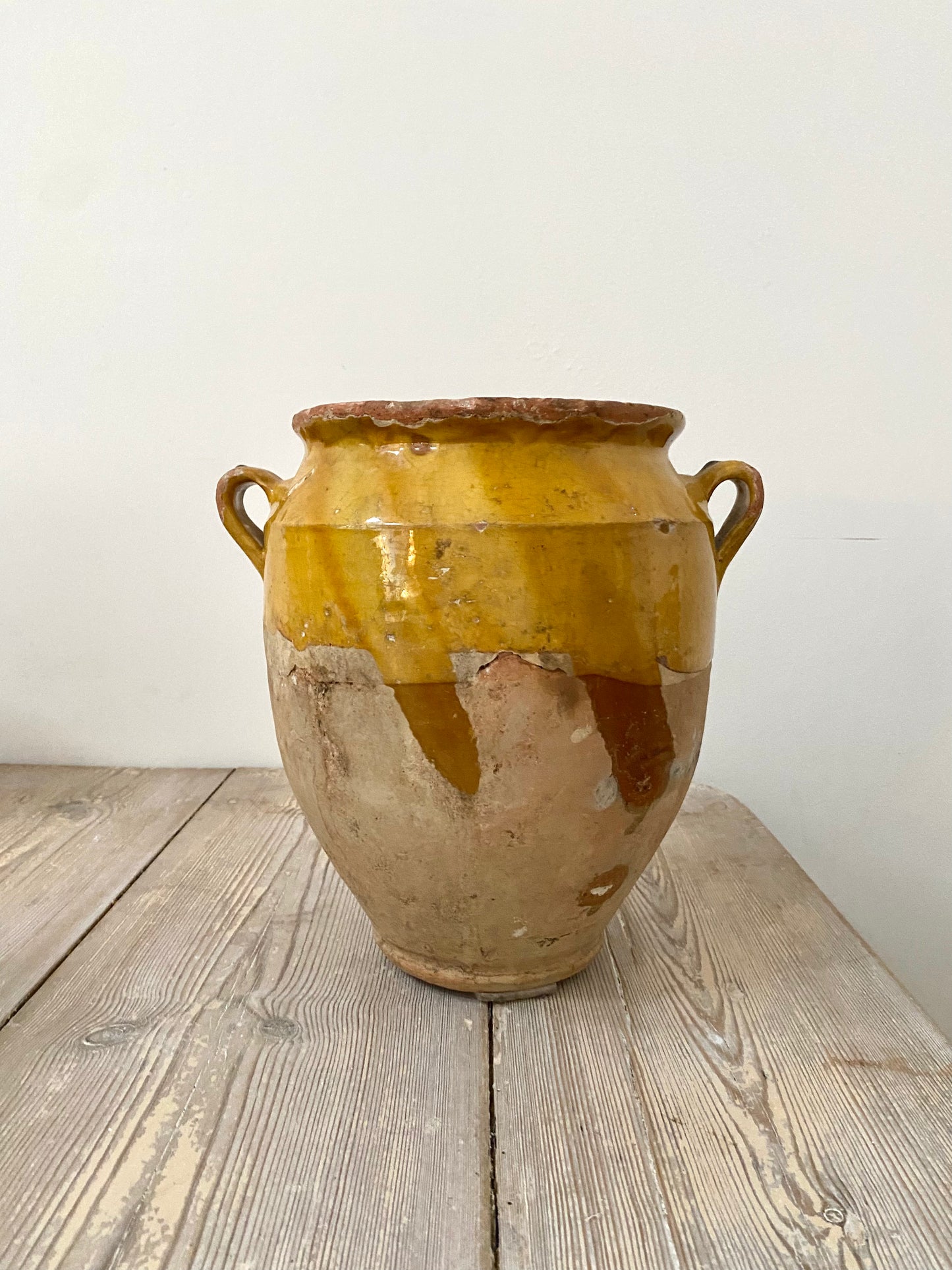 French 19th Century Earthenware Confit Pots x 4