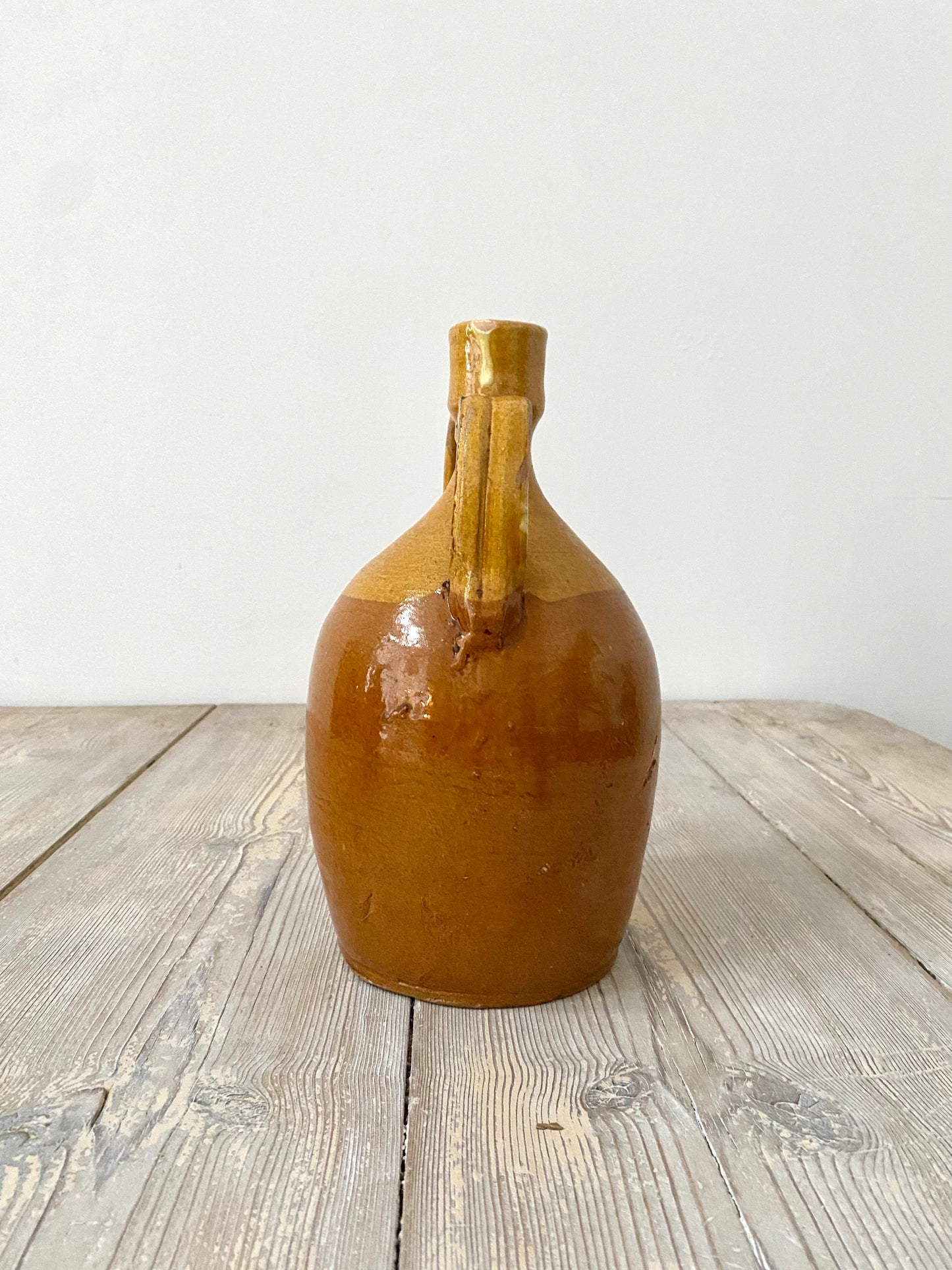 Early 20th Century 2 x Italian Ceramic Olive Oil Pots