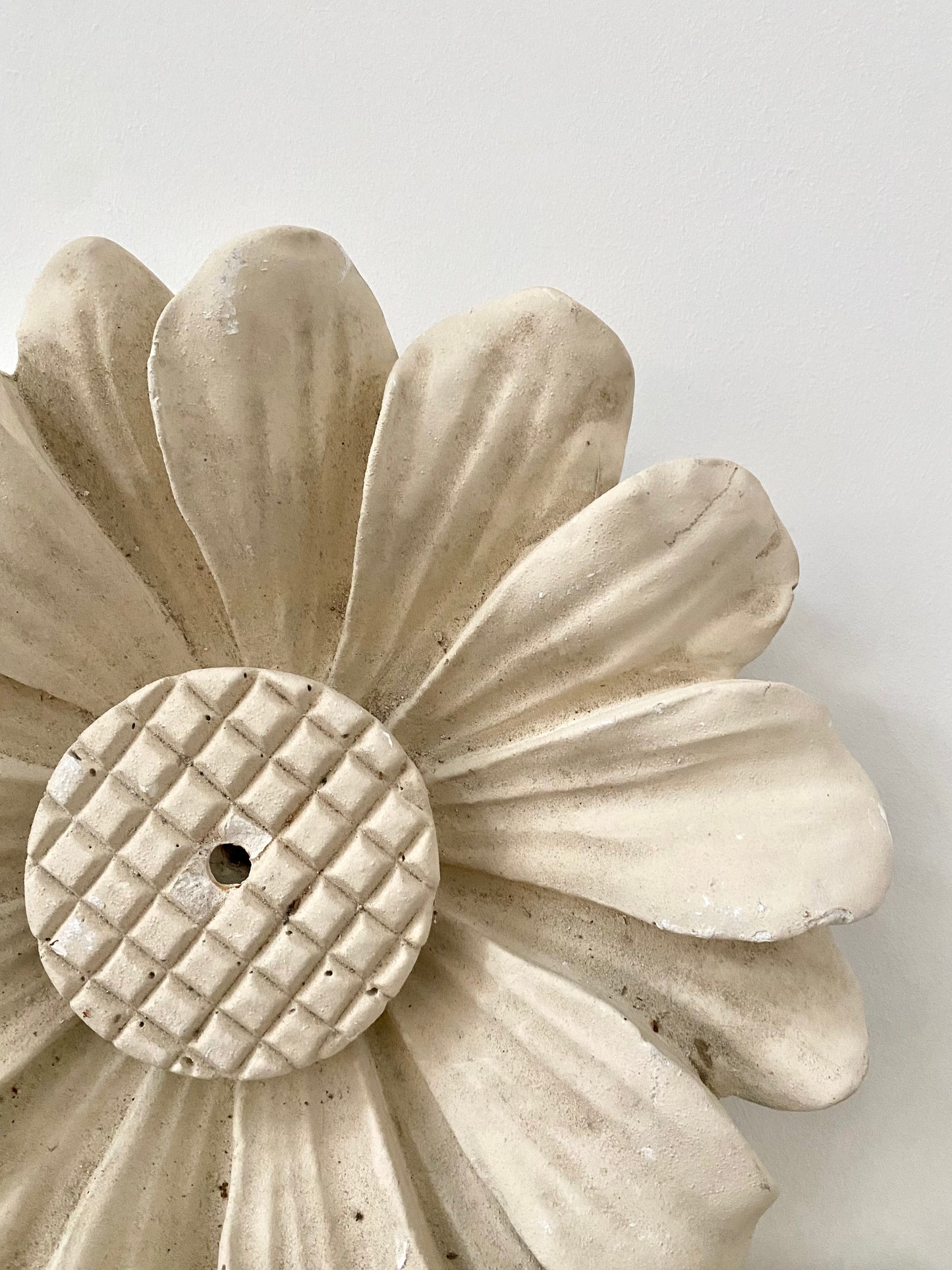 Five Early 20th Century French Plaster of Paris Flowers