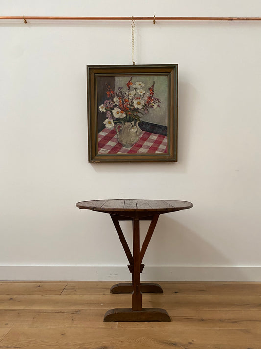 French 19th Century Elm Vendange Table