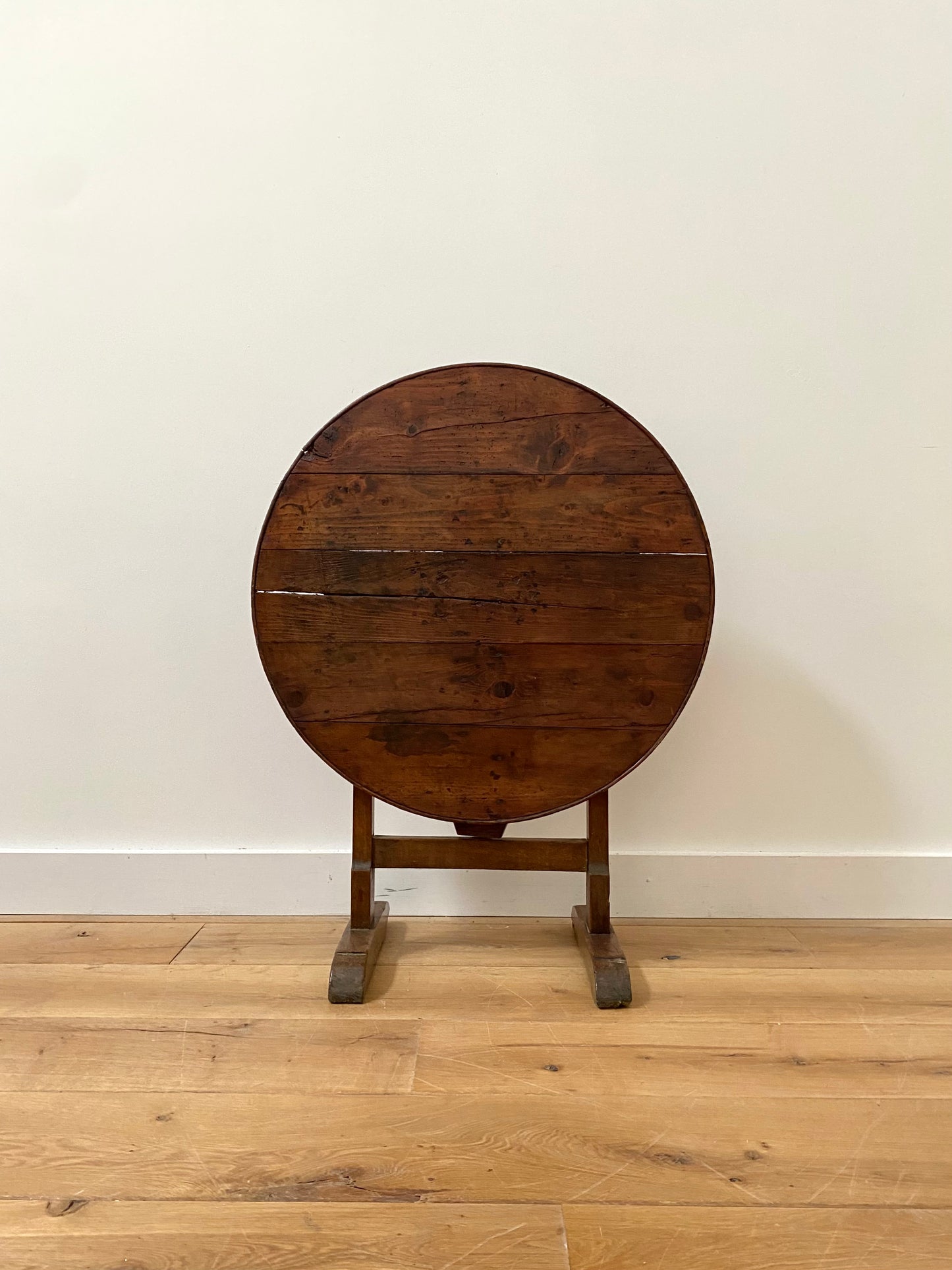 French 19th Century Elm Vendange Table