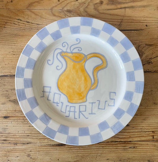 Zodiac Plate - Aquarius