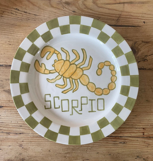 Zodiac Plate - Scorpio