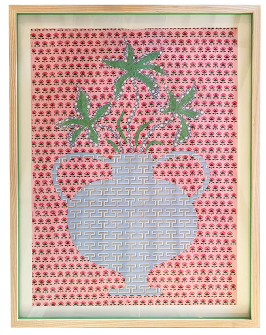 Potted Palms Collage