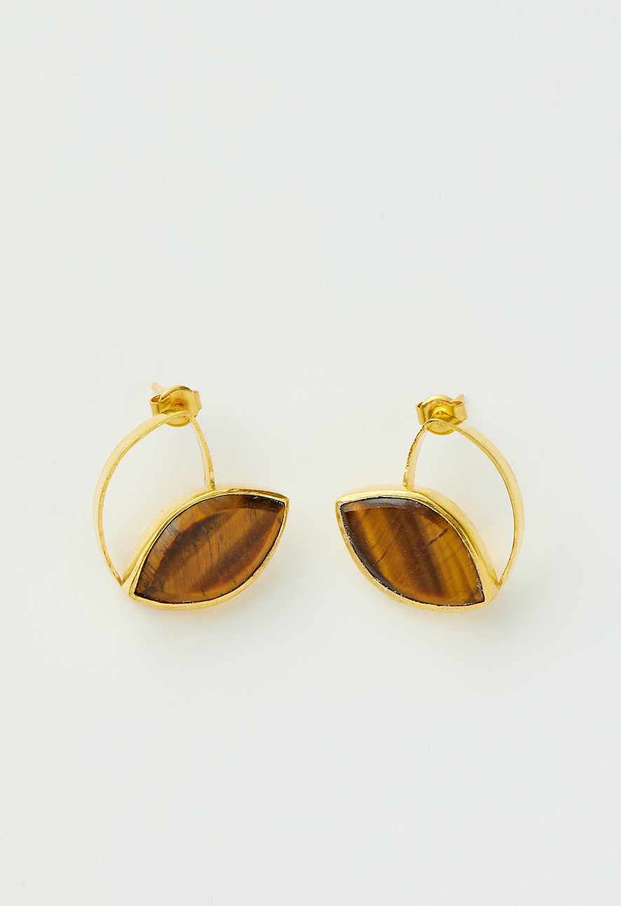 Tiger's Eye Earrings